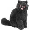 Fitco Sitting Black Scary Cat Halloween Prop Decor