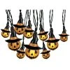 Sunstar Orange Halloween Jack-O-Lanterns Light Strings LED Decor